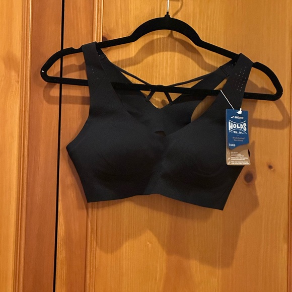 Brooks Black Sports Bra - Picture 8 of 16